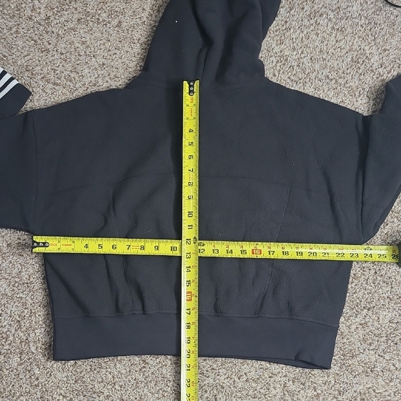 Adidas Black Sweatshirt with Signature Stripes - Picture 6 of 6